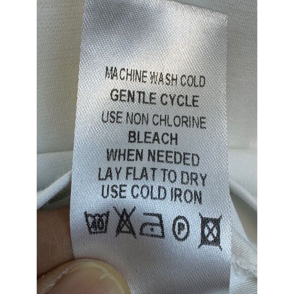 Bundle of 2 VISCONTI BLACK Blue and White Polos, Both Sz M - Picture 15 of 15